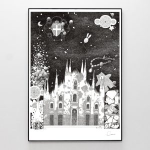 Milan  Pen Art - Italy series no.1