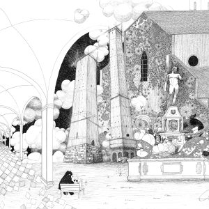 010(70.6x100cm)f Premium Poster (Bologna, Italy)